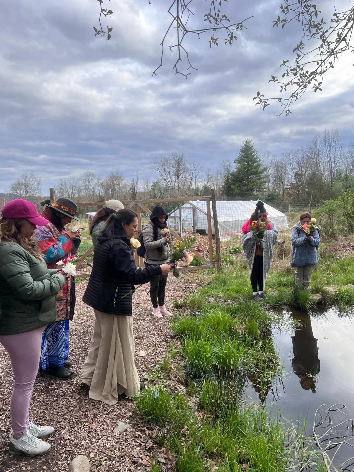 COPAL community gathered in circle